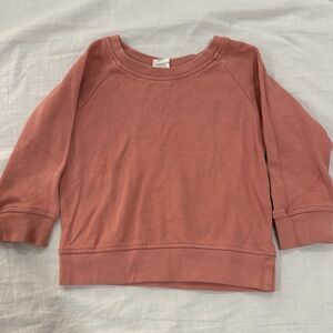 Colored Organics Kids' Rose Portland pullover